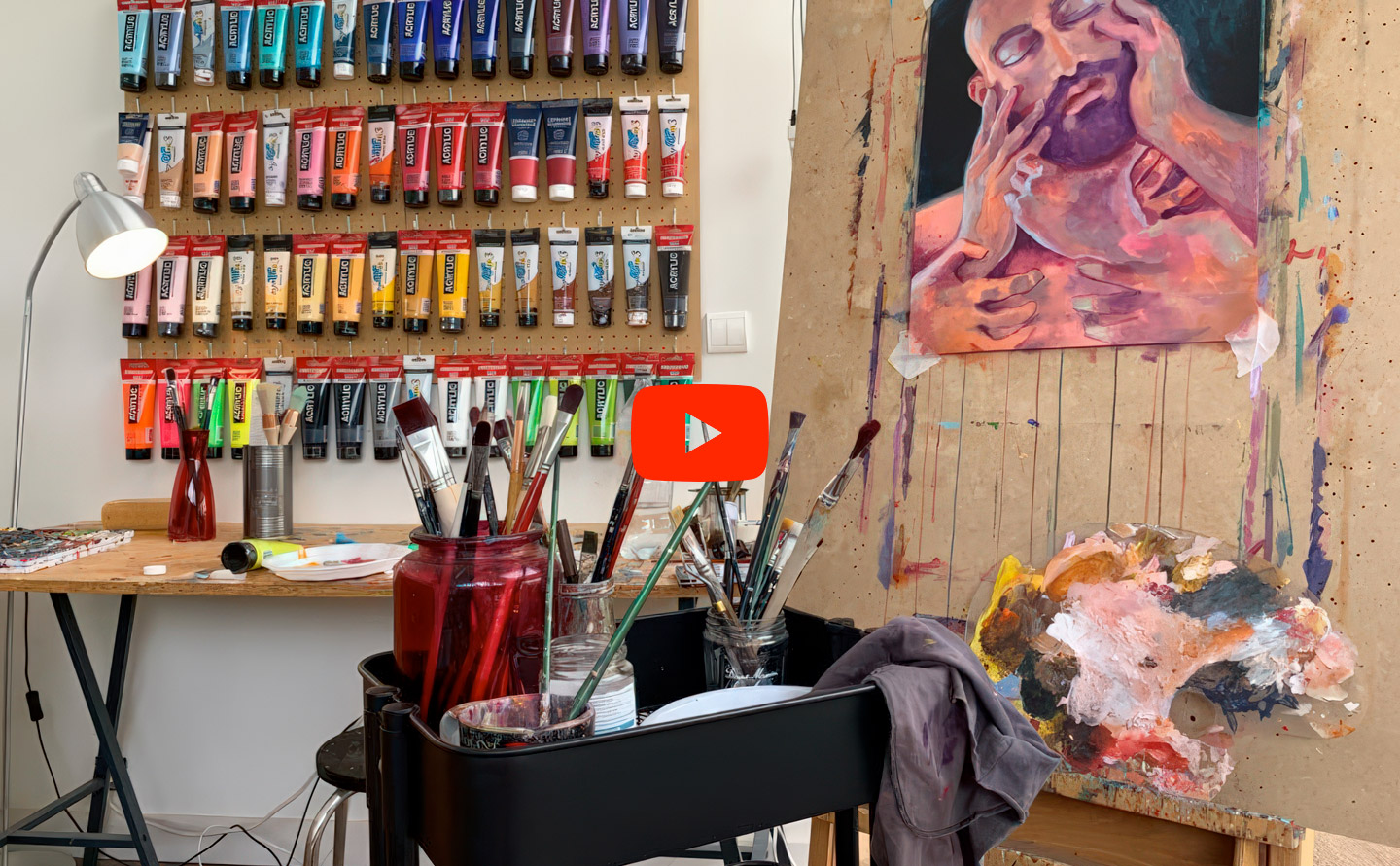 Portrait de Samer Tarabichi, médecin et artiste peintre sur France 5